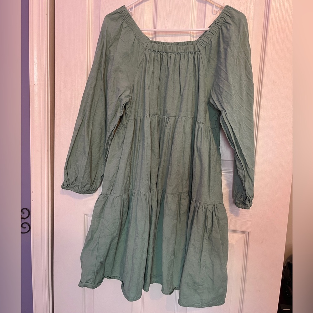 Universal Thread Dress in Sage Green